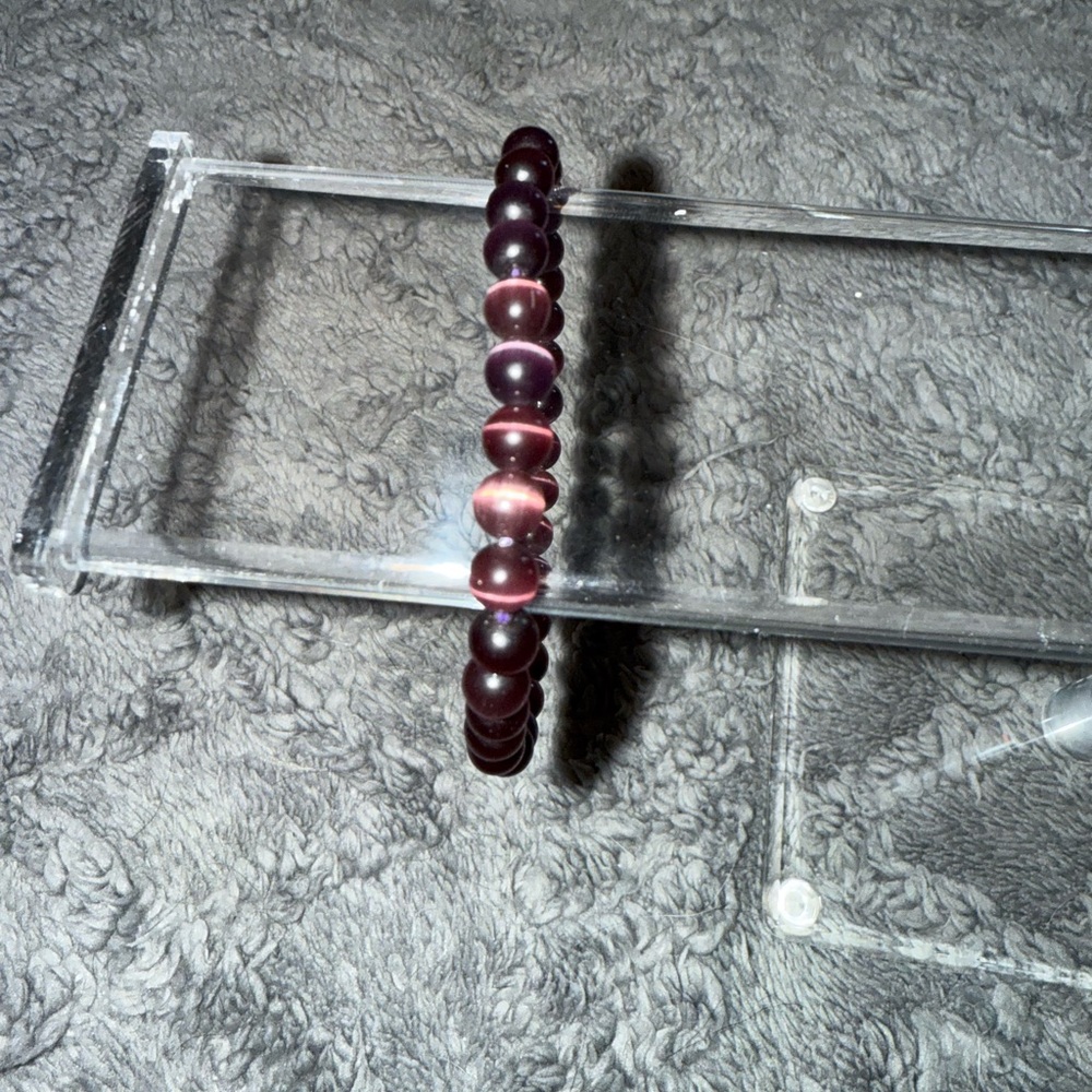 Purple Ombre Beaded Bracelet